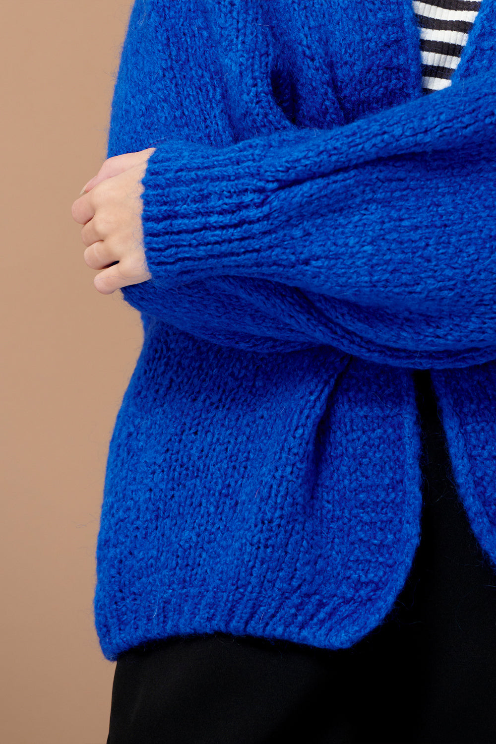 Fora Knit Cardigan Royal Blue
