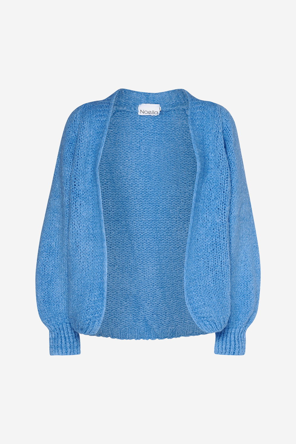 Noellas Fora Knit Cardigan Blue. Køb Cardigans hos www.noellafashion.dk