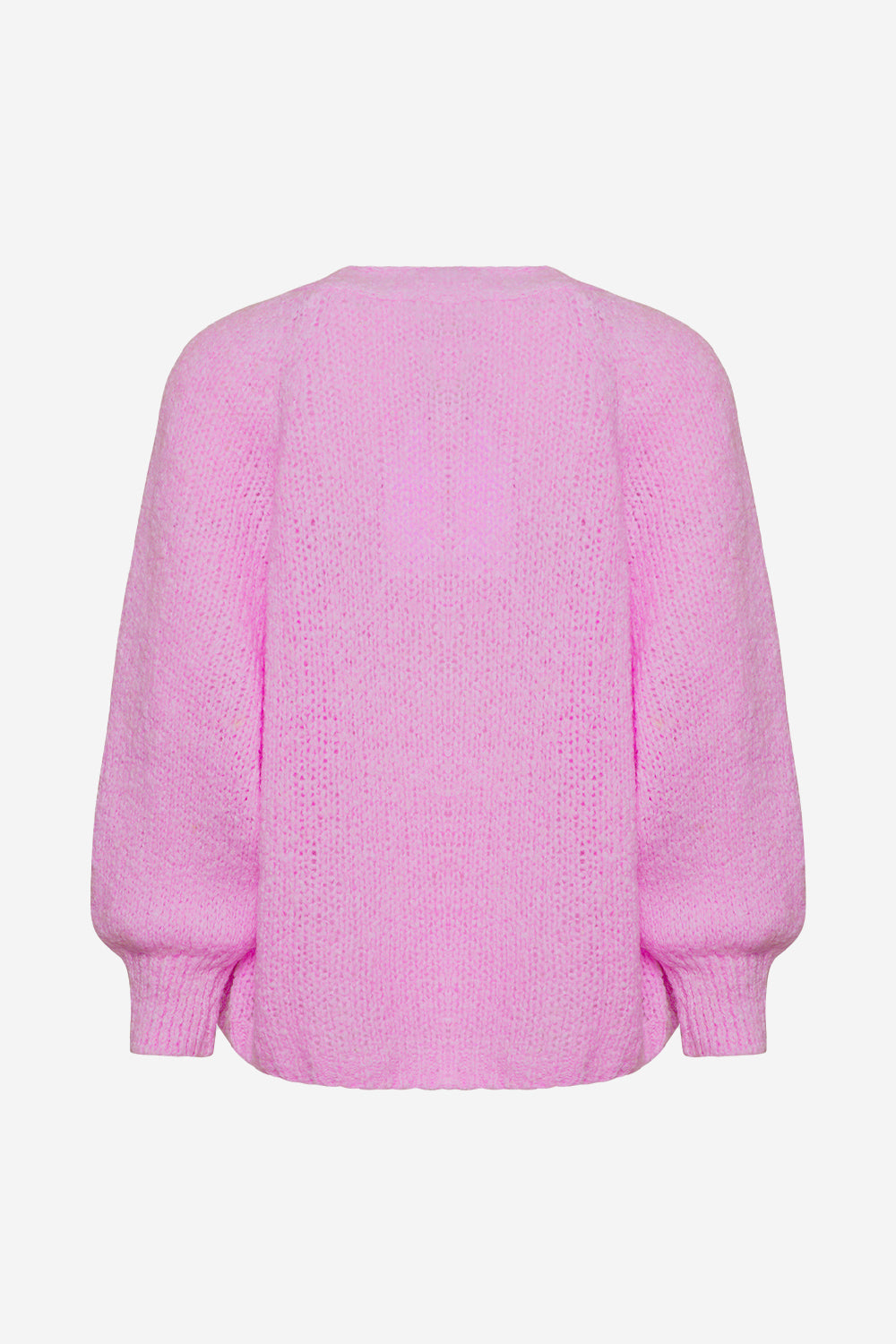Fora Knit Cardigan Dark Rose