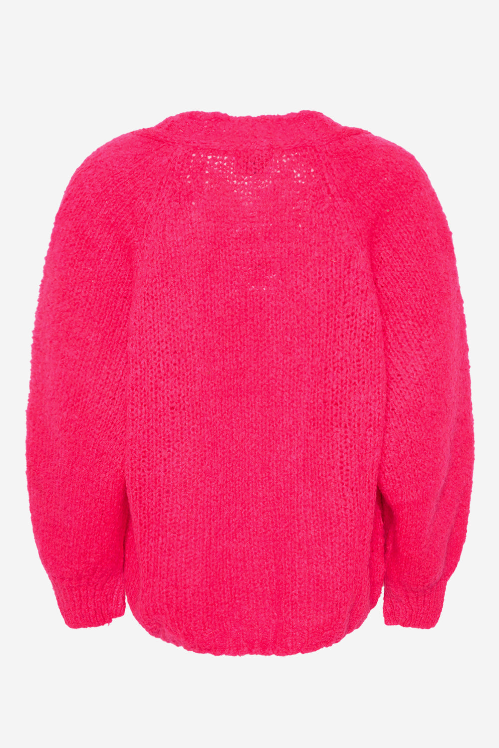 Fora Knit Cardigan Neon Pink