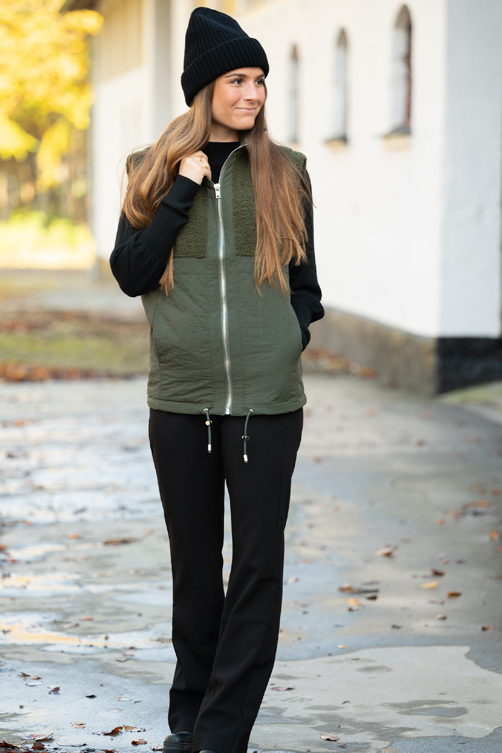 Freya Mix Vest Army Mix