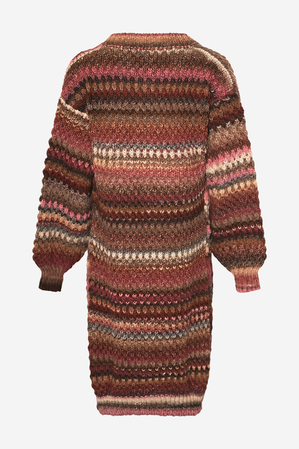 Noellas Gio Knit Cardigan Rust Mix. Køb Cardigans hos www.noellafashion.dk