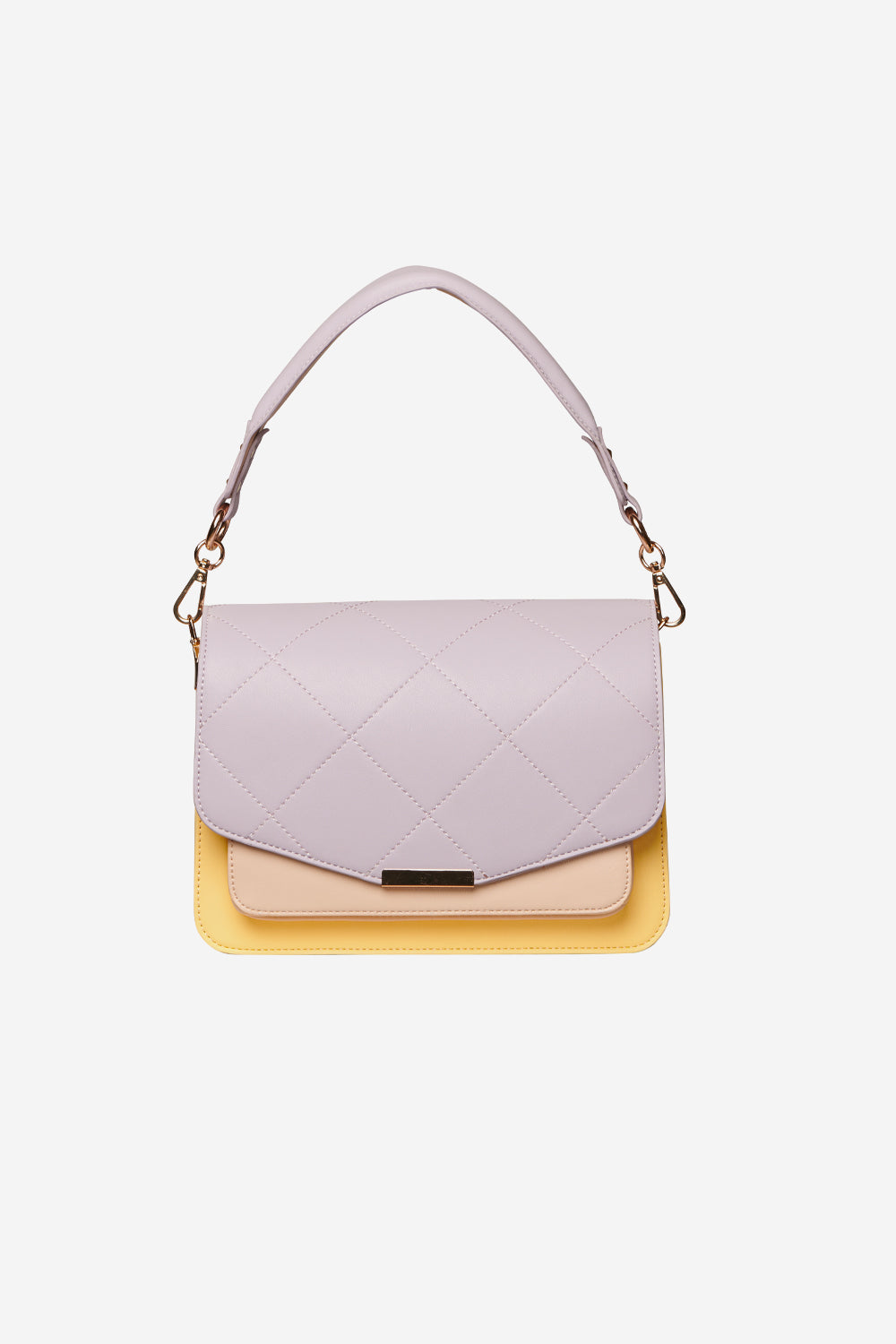 Blanca Multi Compartment Bag Soft/Purple/Yellow