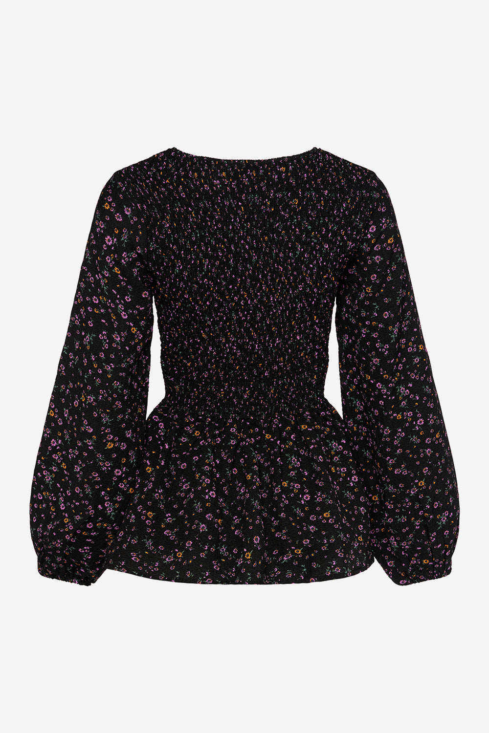 Hazel Blouse Lilac/orange Mix