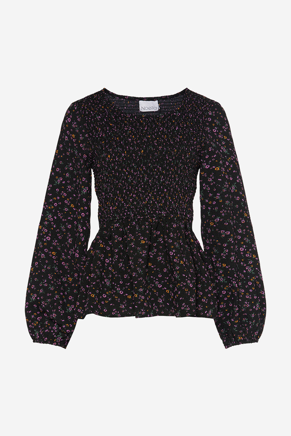Hazel Blouse Lilac/orange Mix