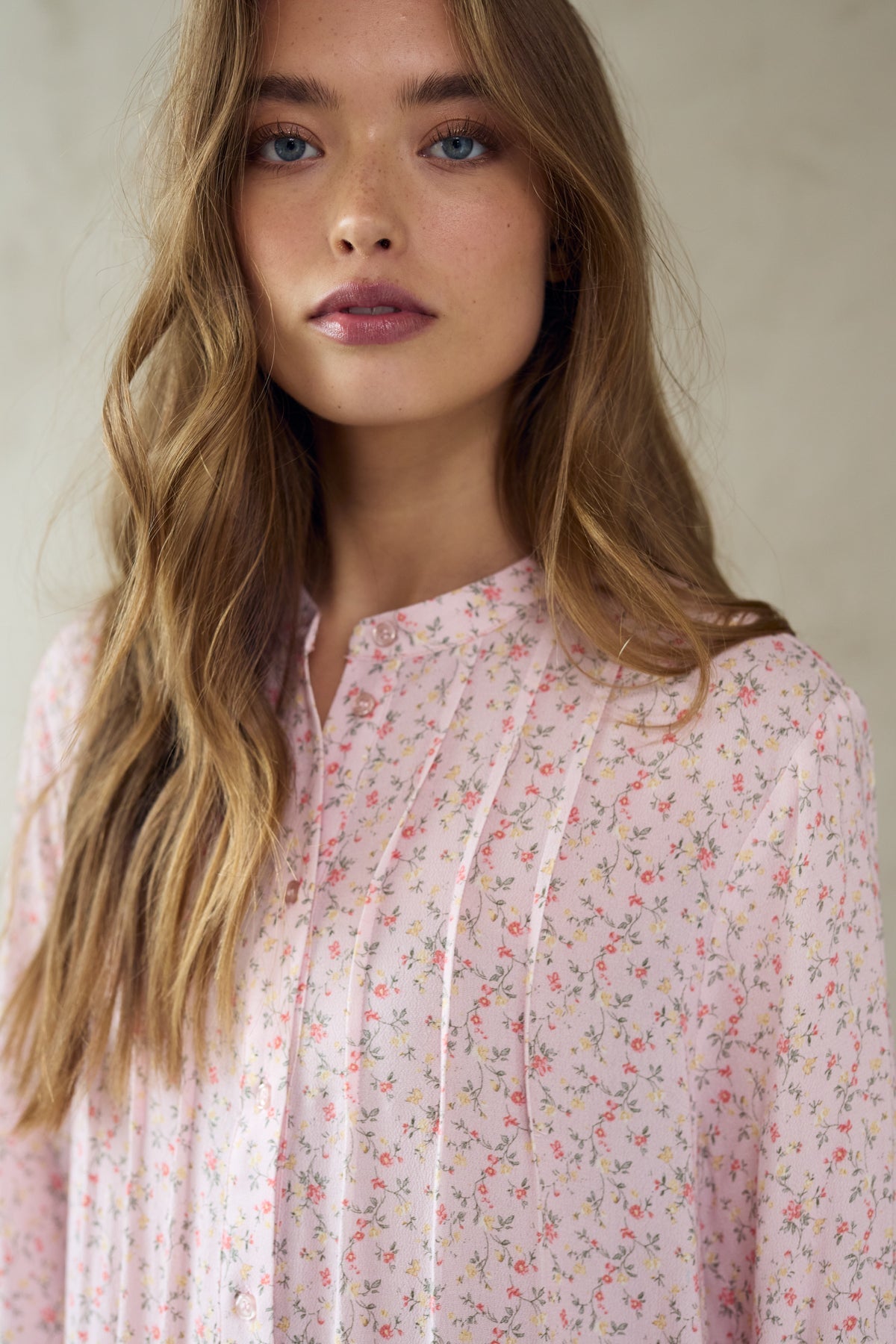 Noellas Imogene Dress Terrena Blush Print.