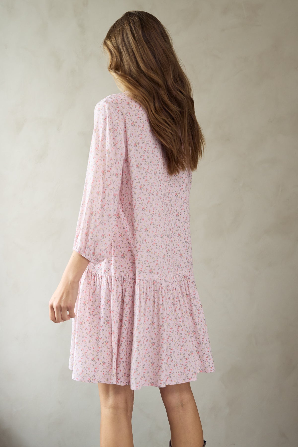 Imogene Dress Terrena Blush Print