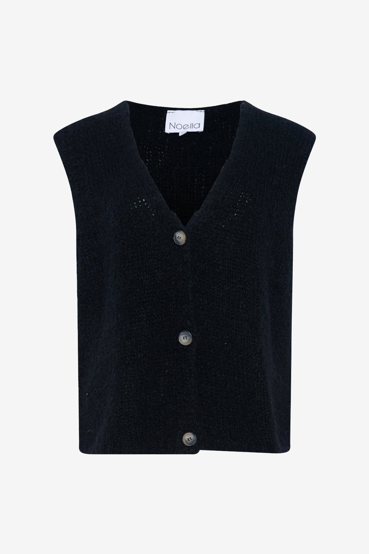 Jacey Knit Vest Black