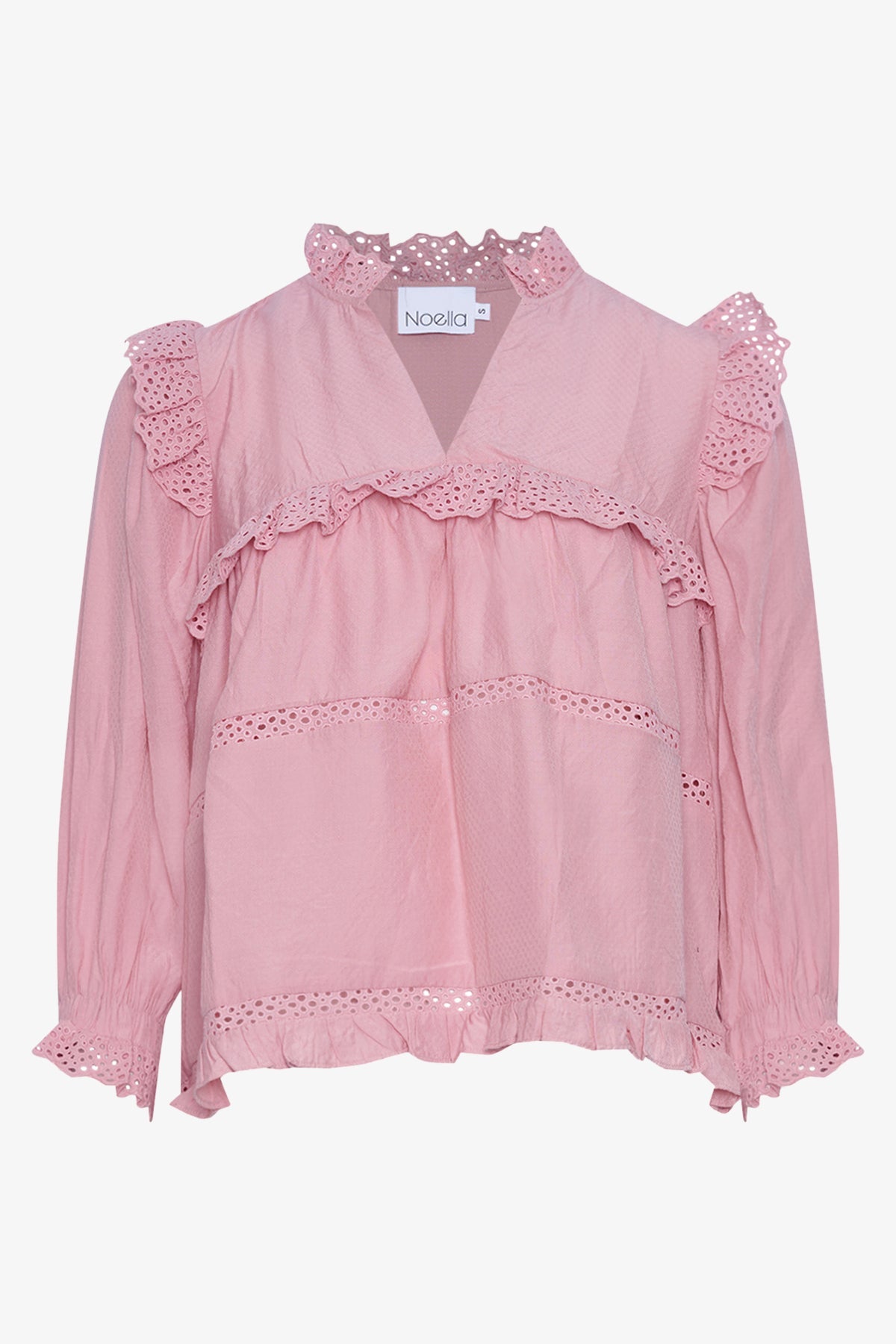 Noellas Jana Blouse Vintage Rose. Køb Bluser hos www.noellafashion.dk