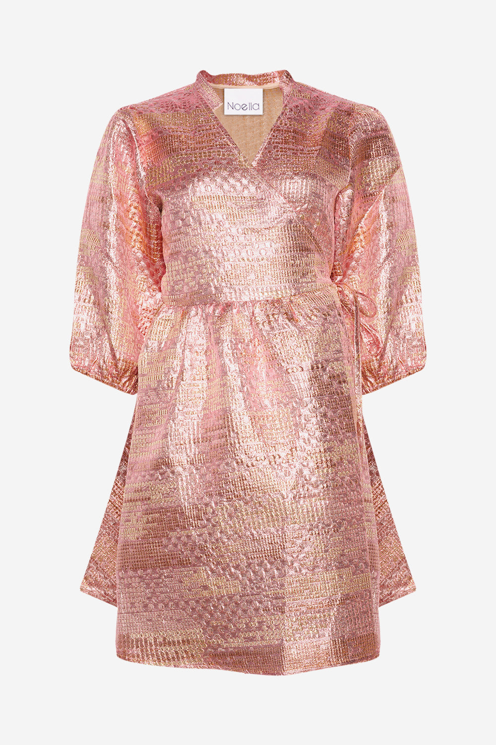 Noellas Jannie Aya Dress Rose Gold. Køb Kjoler hos www.noellafashion.dk