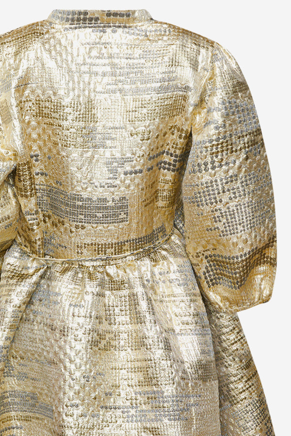 Jannie Aya Dress Gold Mix