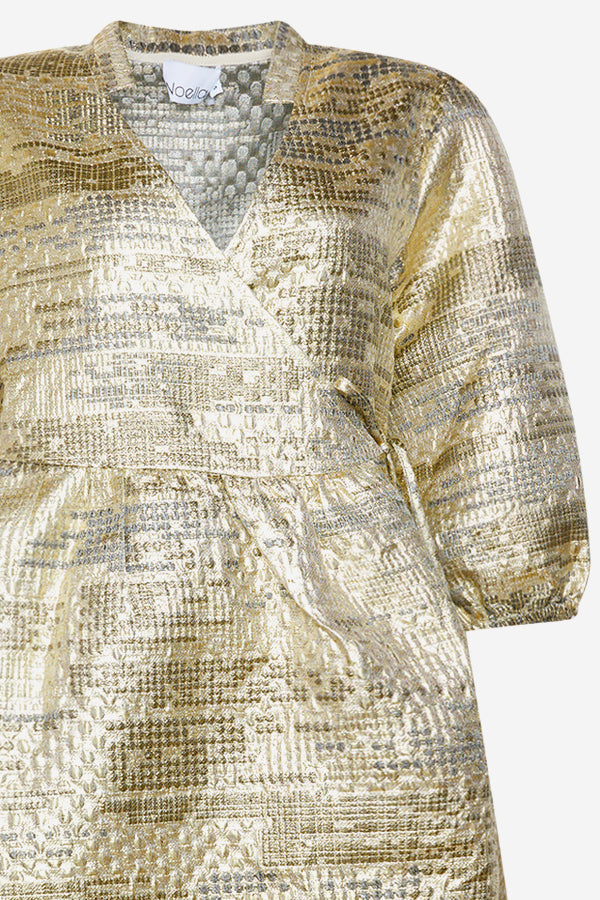 Jannie Aya Dress Gold Mix