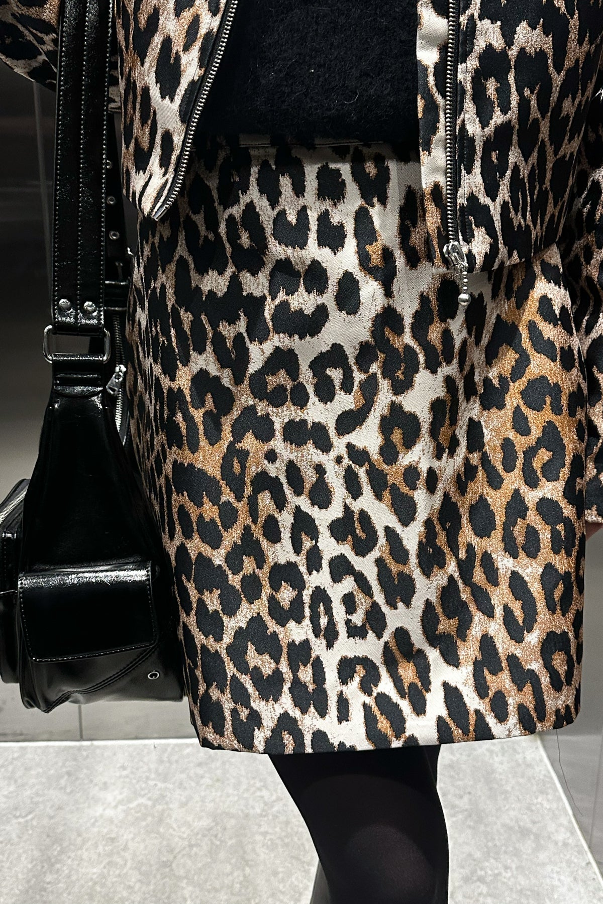 Jewel Skirt Leopard