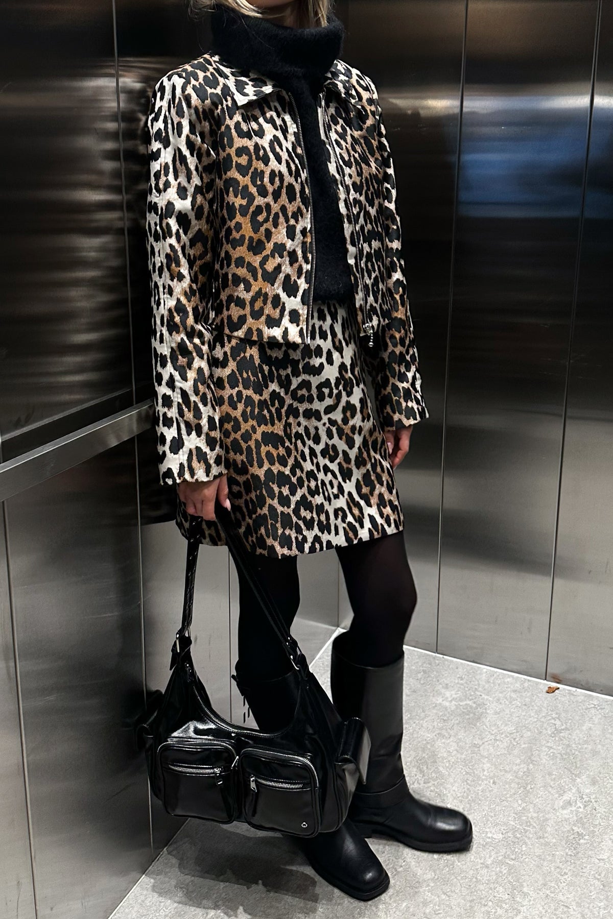 Jewel Skirt Leopard