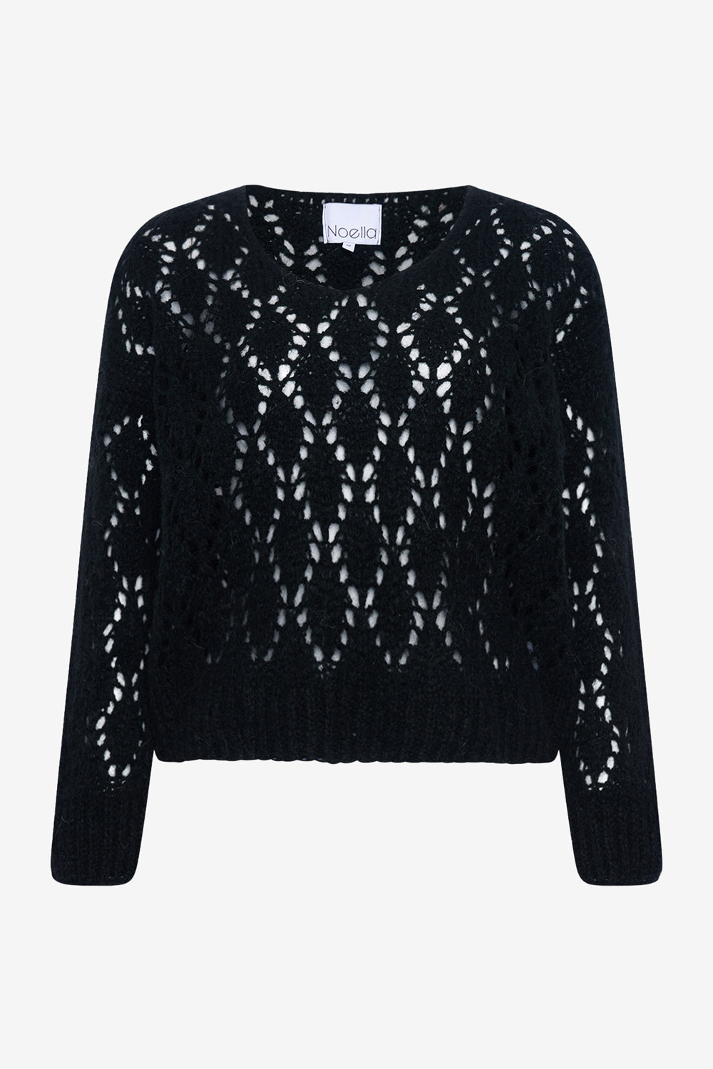 Noellas Jillian Knit Black. Køb Striktrøjer hos www.noellafashion.dk