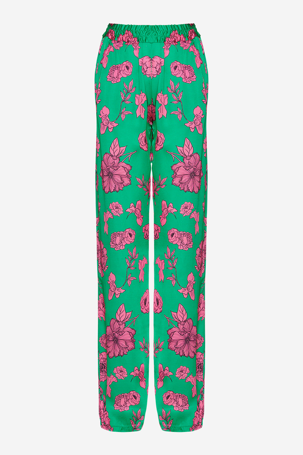 Noellas Johanna Pants Green. Køb Bukser hos www.noellafashion.dk