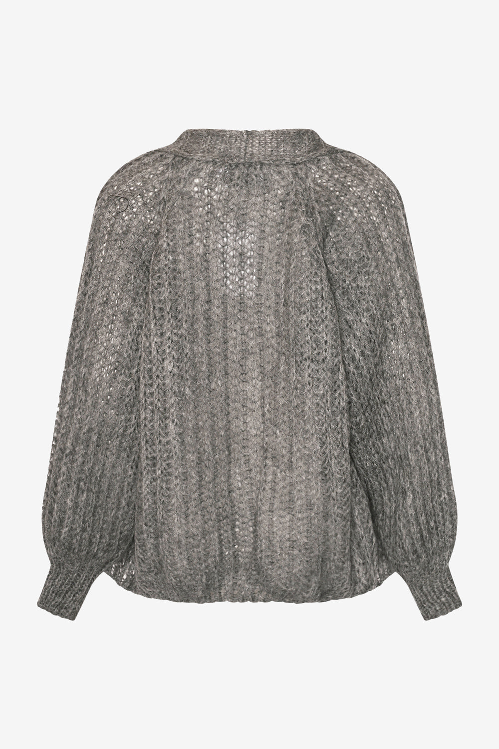 Joseph Knit Cardigan Dark Grey Melange