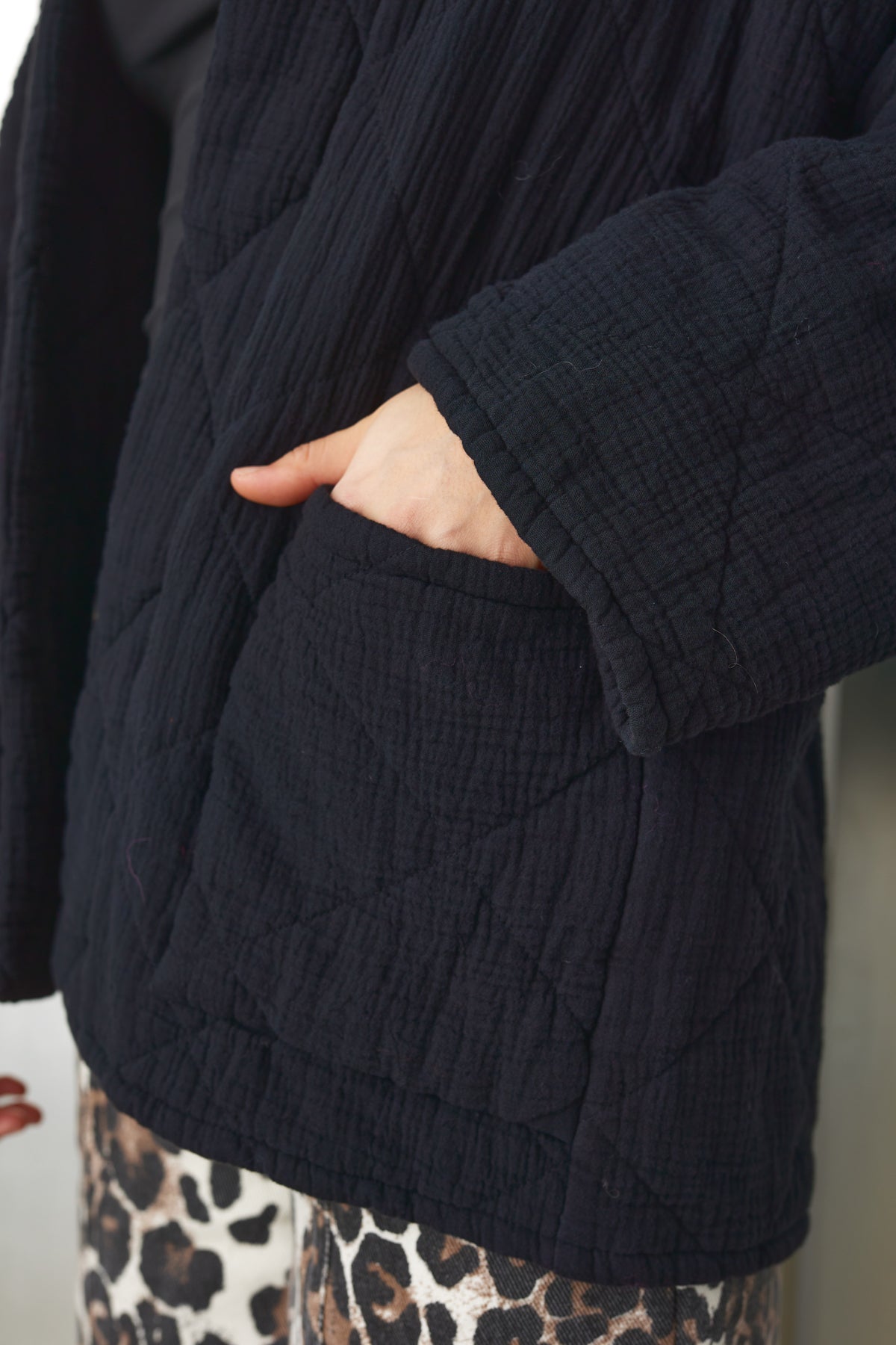 Noellas Journey Jacket Black Washed.