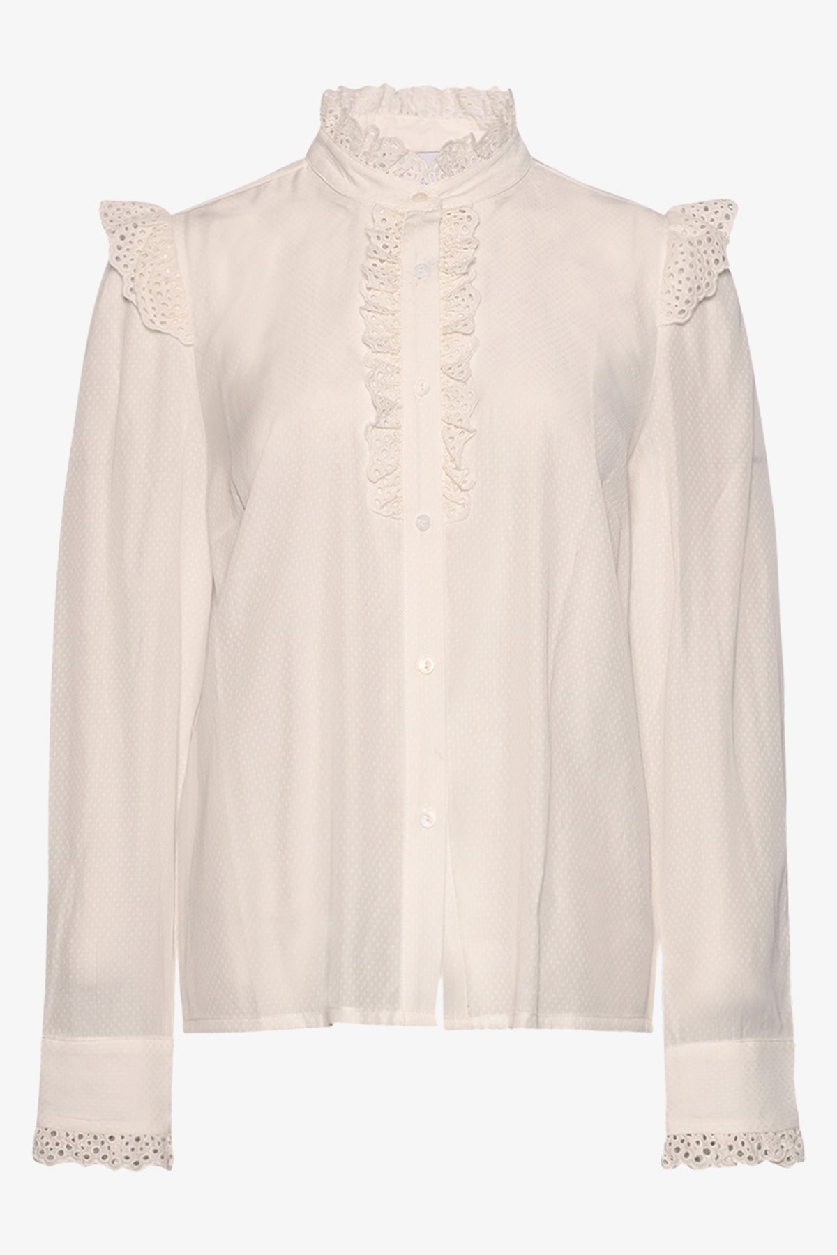 Noellas Jubilee Shirt White. Køb Bluser hos www.noellafashion.dk