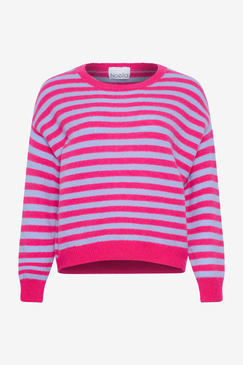 Juliana Knit Pink/Blue Stripe
