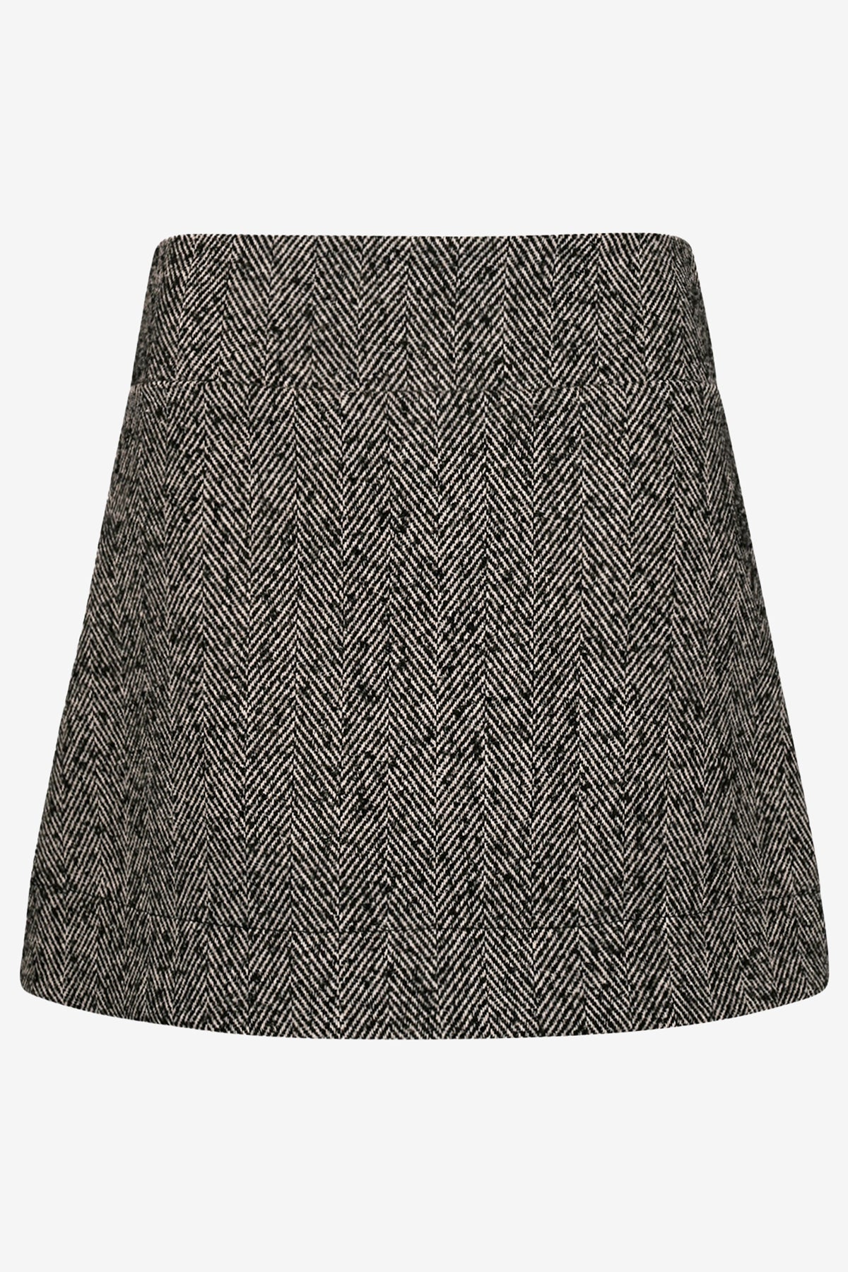 Noellas Julietta Skirt Salt & Peber. Køb Nederdele hos www.noellafashion.dk