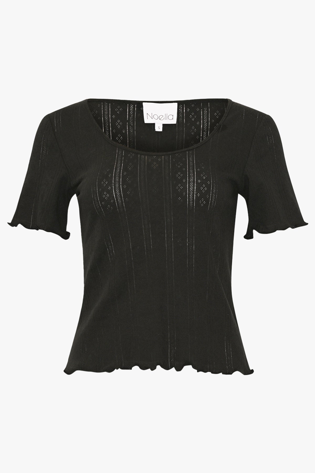 Noellas Julietta Top Black. Køb T-shirts / Toppe hos www.noellafashion.dk