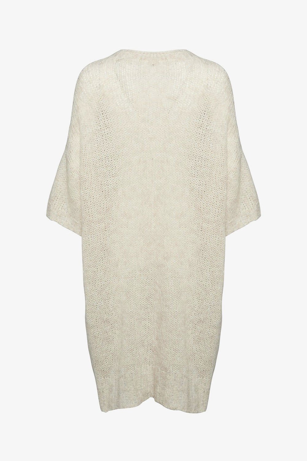 Kala Dress Short Sleeve Wool Oatmeal