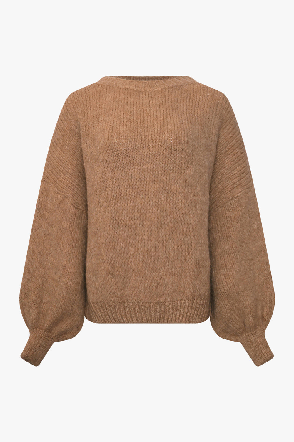 Noellas Kalena Knit Sand. Køb Striktrøjer hos www.noellafashion.dk