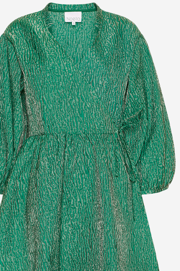Kamila Wrap Dress Green