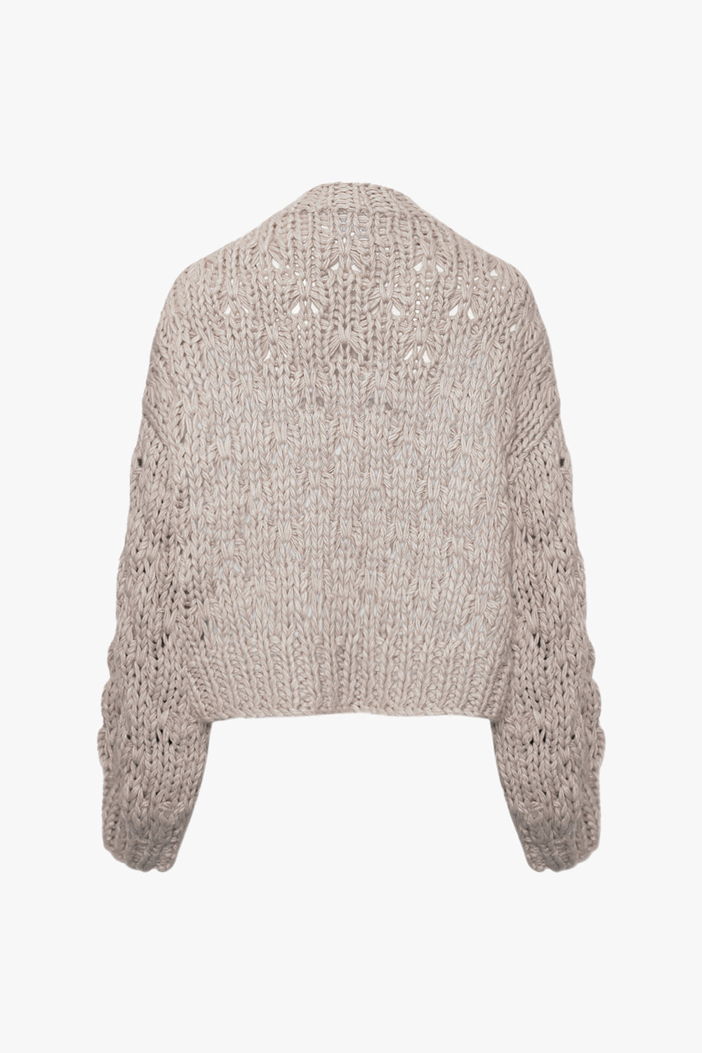 Noellas Karen Knit Cardigan Grey Sand.