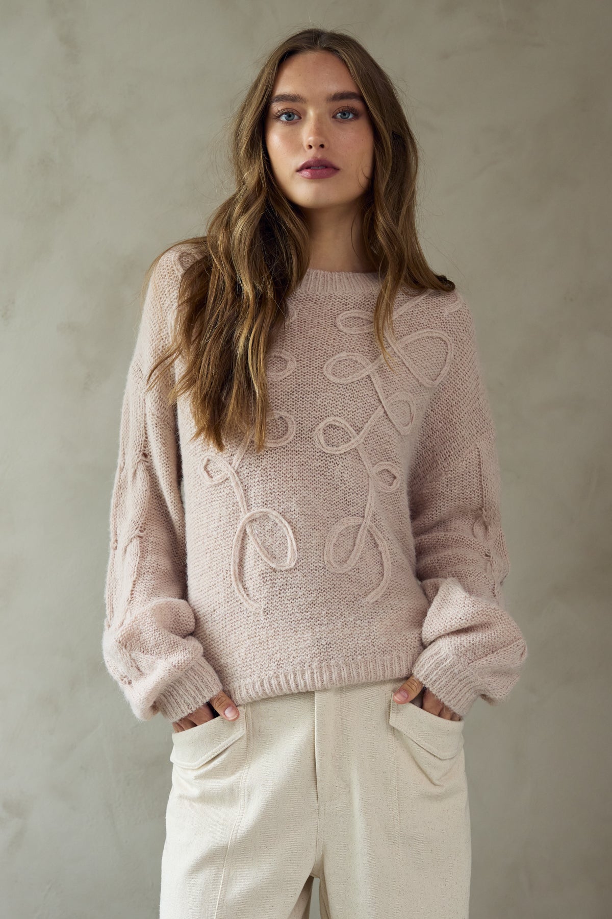 Karessa Knit Oyster
