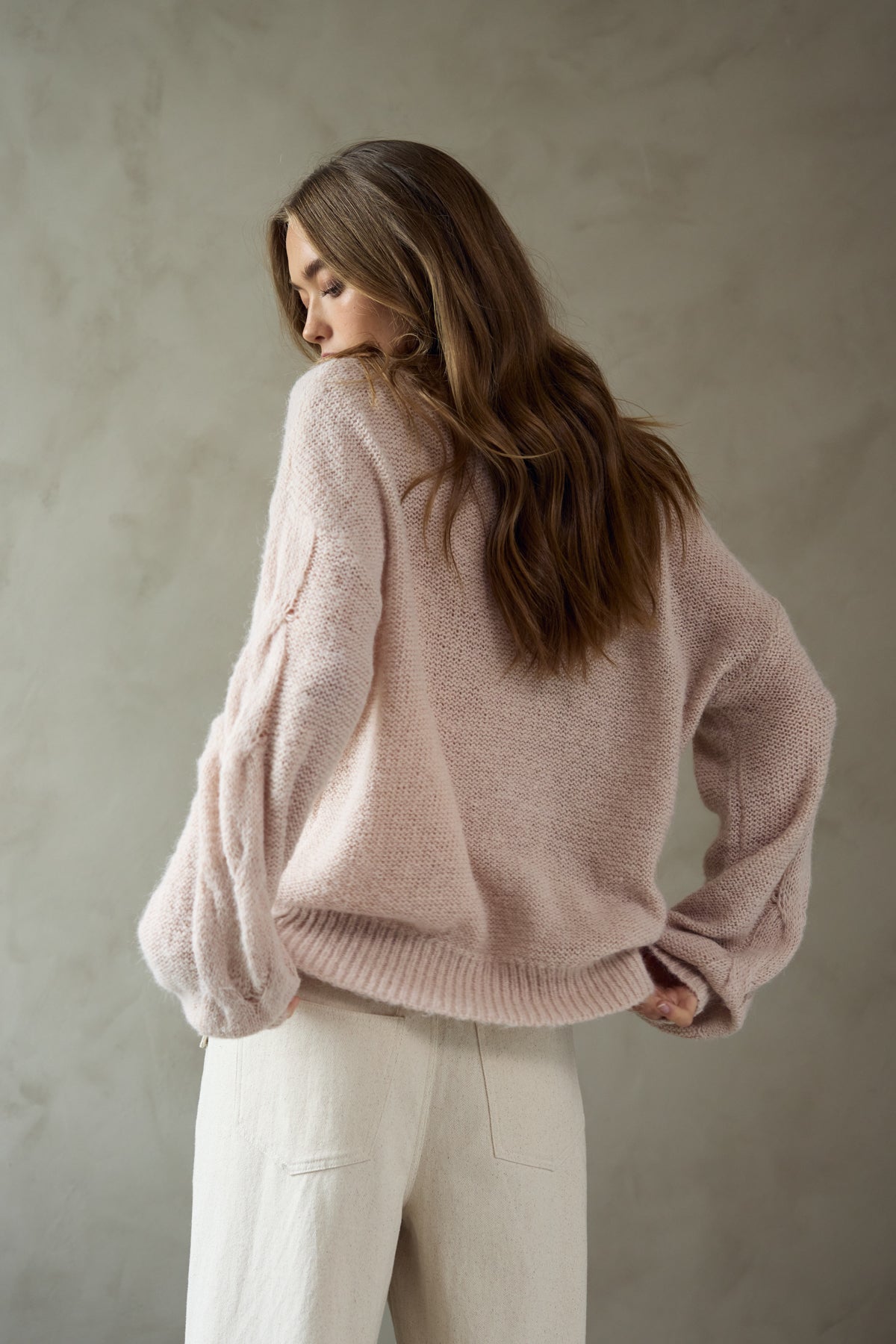 Karessa Knit Oyster