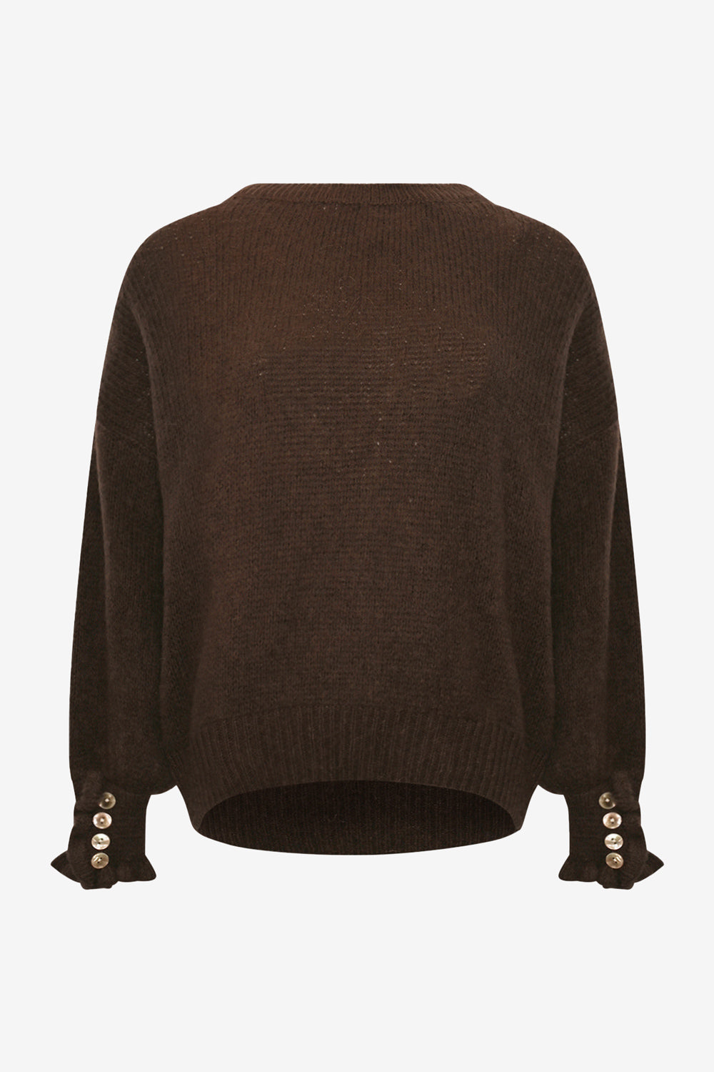Noellas Kassidi Knit Mud. Køb Striktrøjer hos www.noellafashion.dk