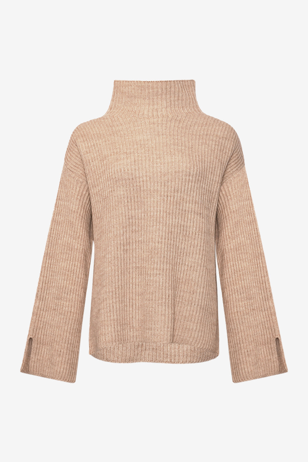 Noellas Kathleen Knit Beige. Køb Striktrøjer hos www.noellafashion.dk