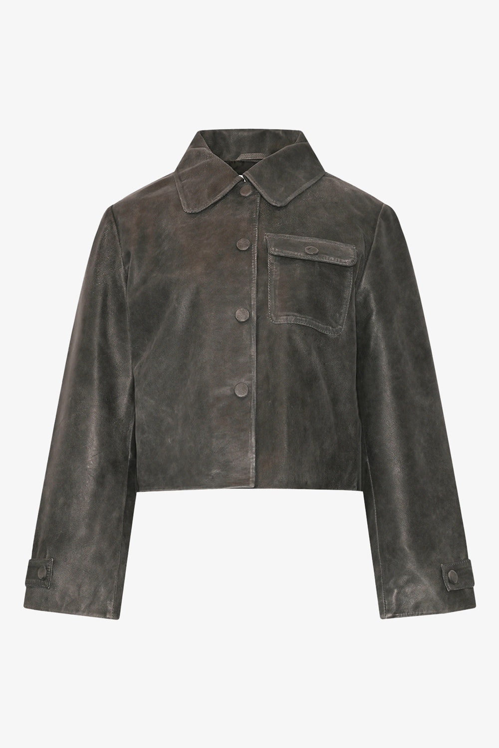 Noellas Katrenna Jacket Dark Grey Wash. Køb Jakker hos www.noellafashion.dk