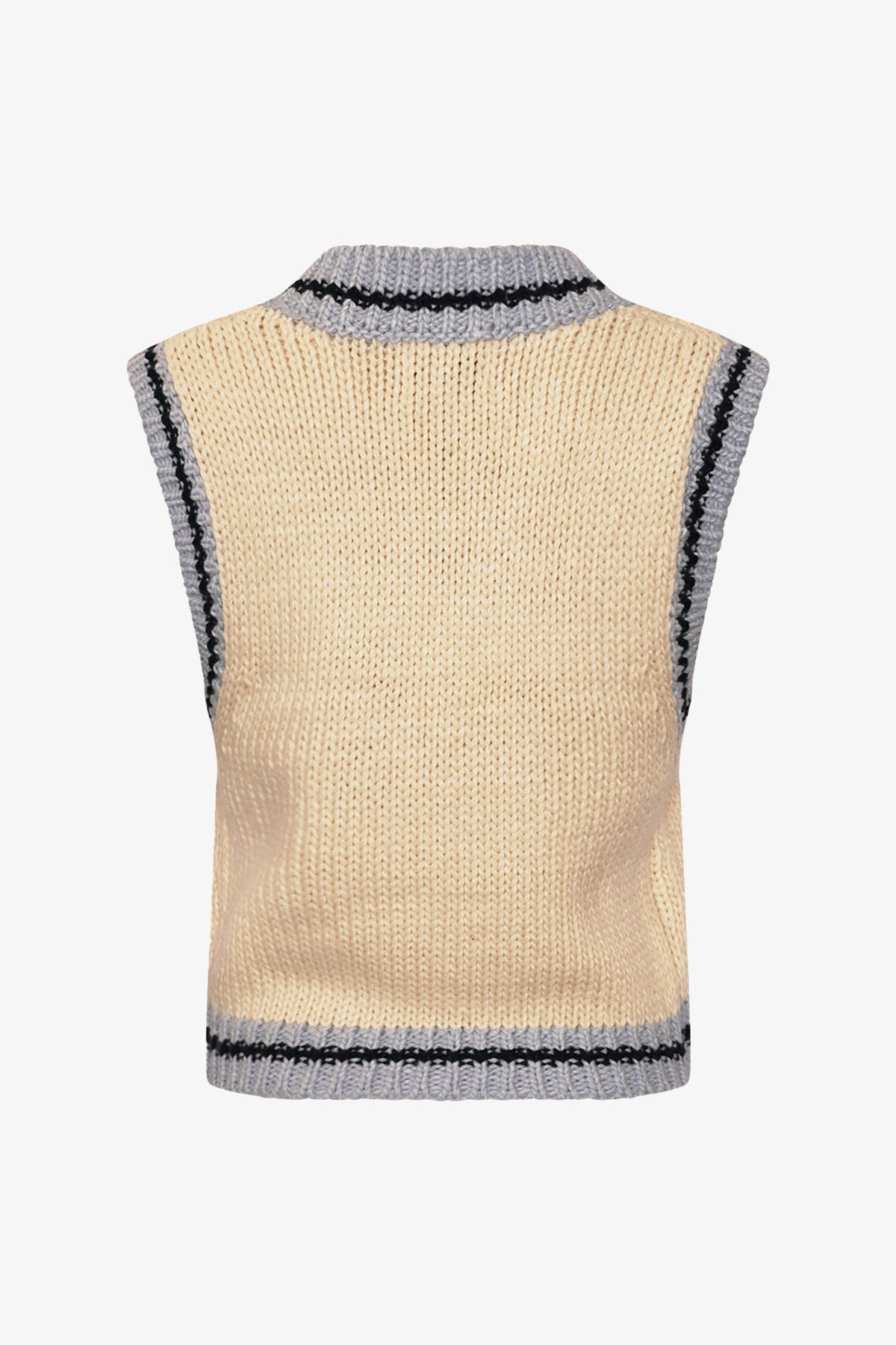 Kayanna Knit Vest Blue Combo