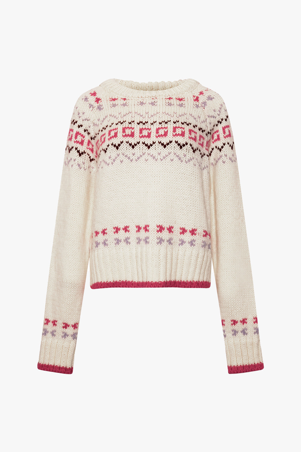 Noellas Kieley Knit Ivory. Køb Striktrøjer hos www.noellafashion.dk