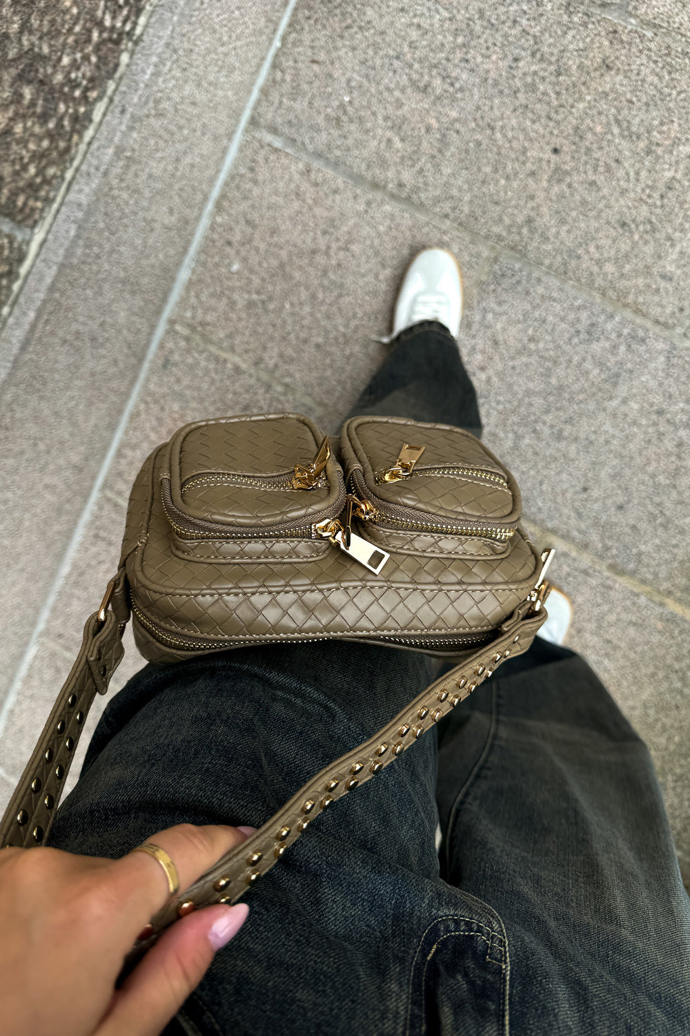 Kendra Bag w. Gold Warm Sand