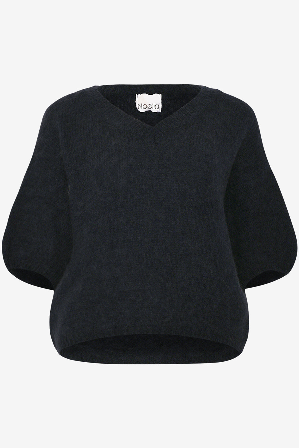 Noellas Kennedi Knit Navy Blue. Køb Striktrøjer hos www.noellafashion.dk