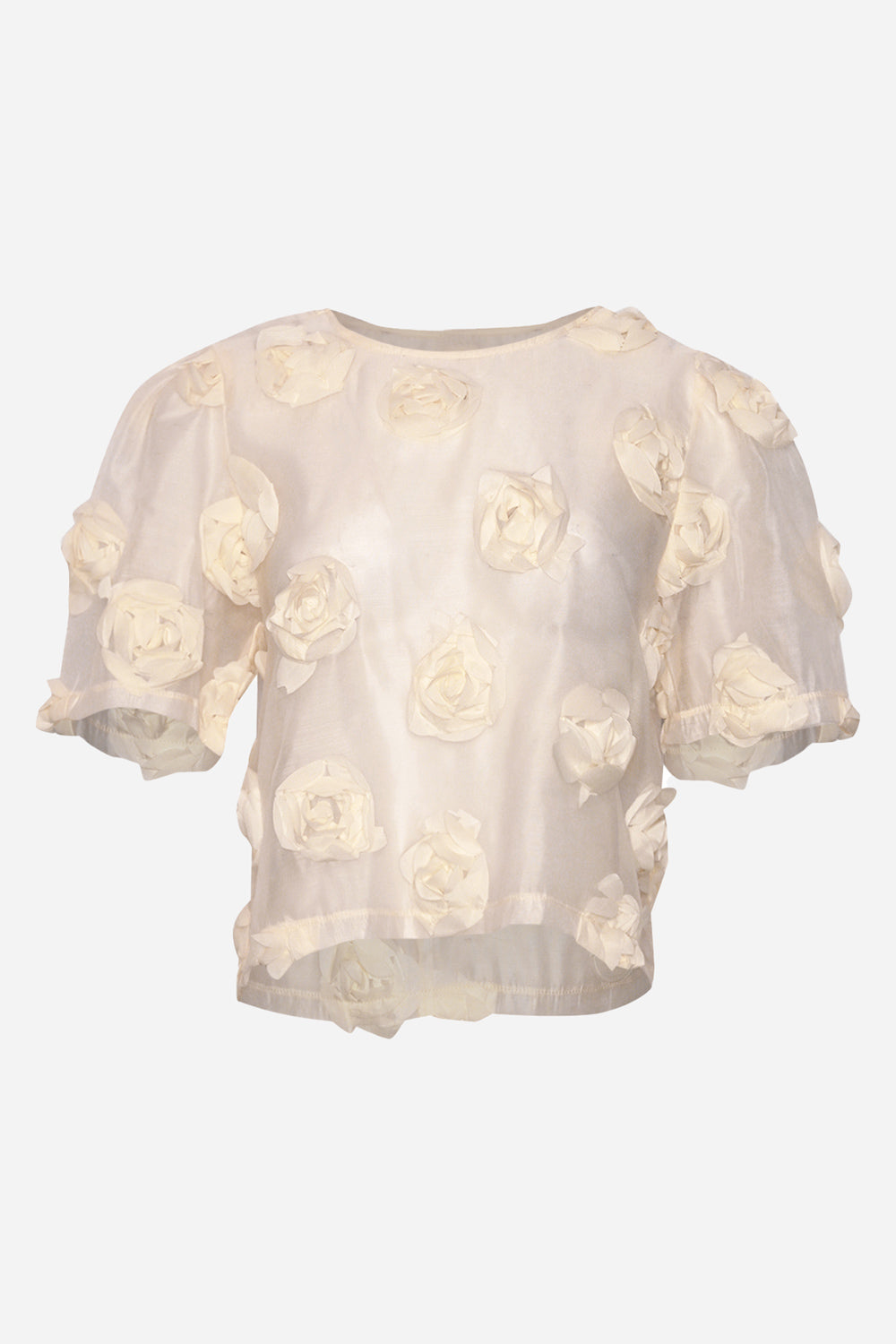 Noellas Kerrin Blouse Ivory. Køb Bluser hos www.noellafashion.dk