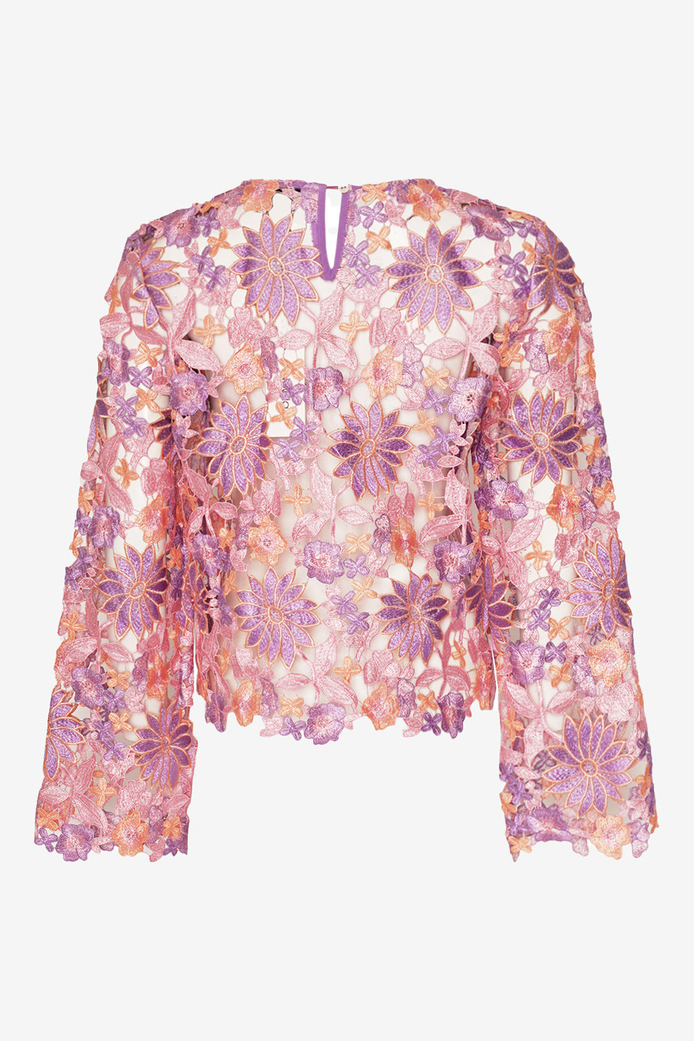 Kezzie Blouse Lilac mix