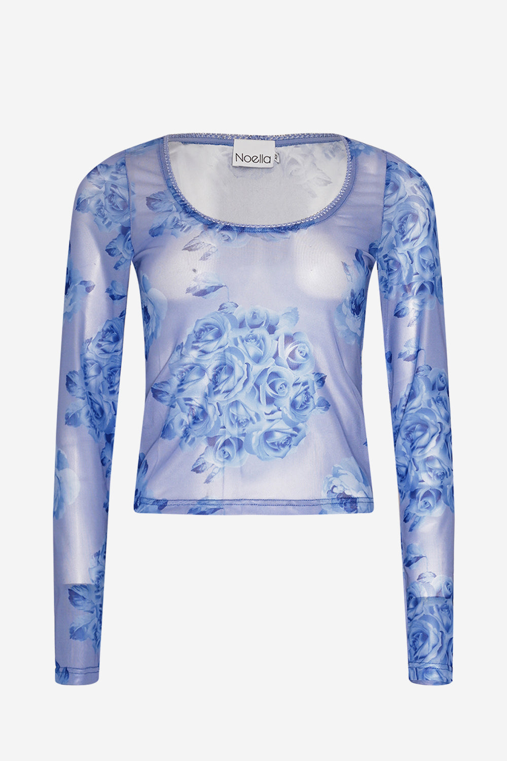 Kilea Top LS Tobi Blue Print