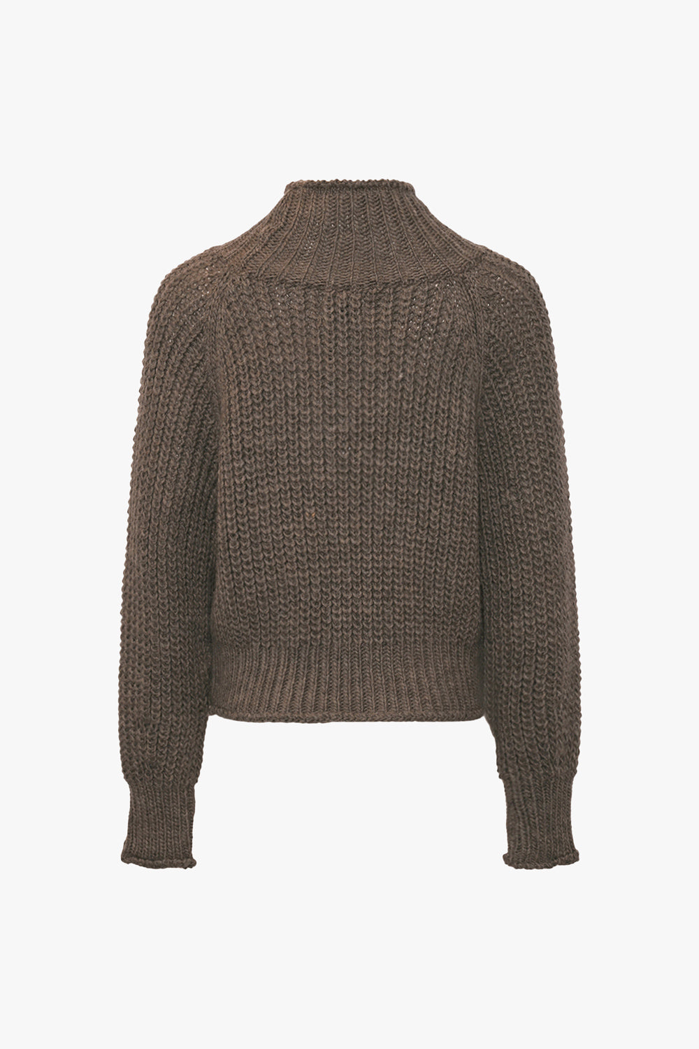Noellas Kissie Knit Mud Melange. Køb Striktrøjer hos www.noellafashion.dk