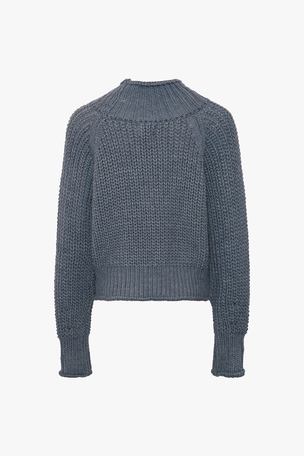 Noellas Kissie Knit Indigo Melange. Køb Striktrøjer hos www.noellafashion.dk