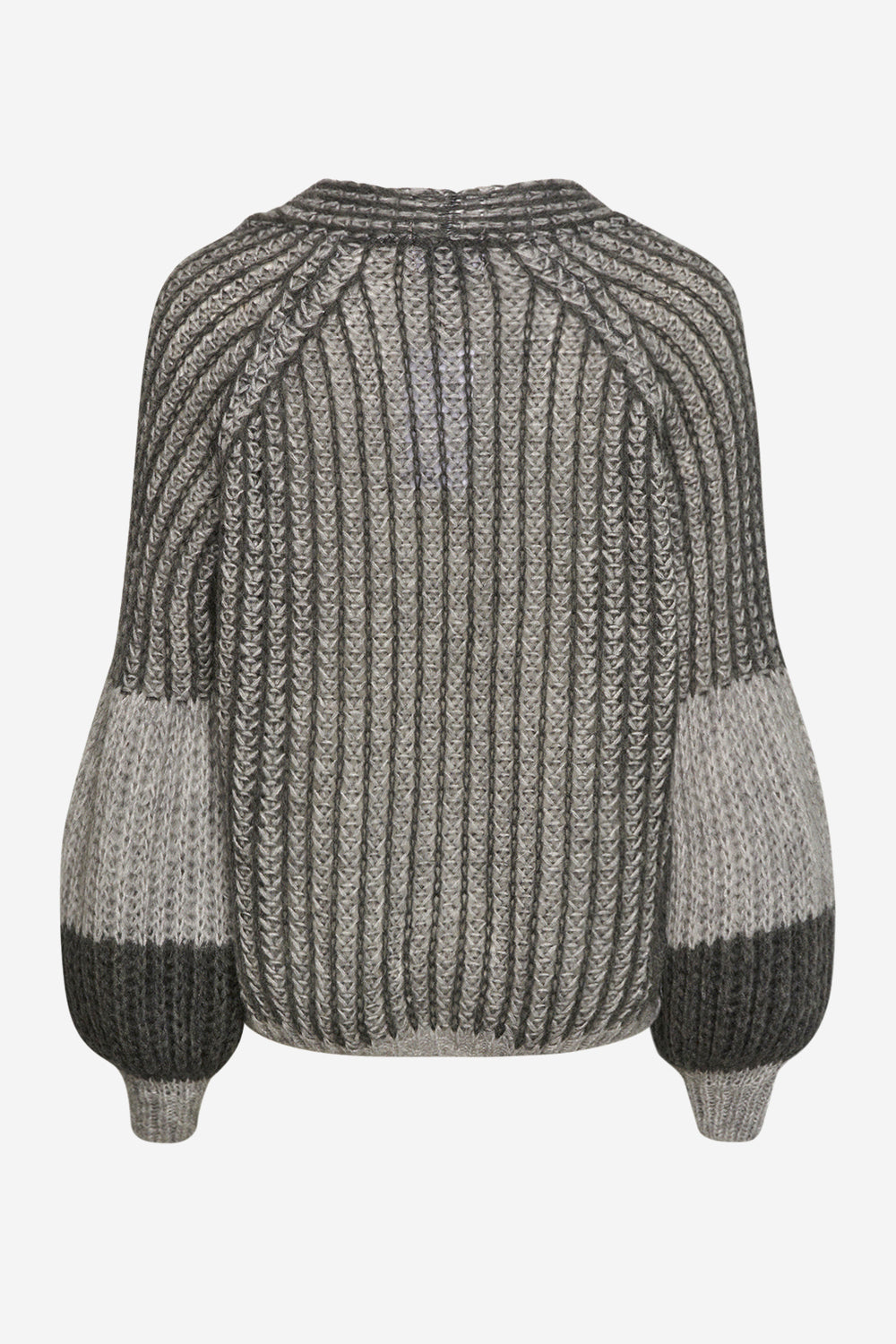 Liana Knit Cardigan Grey Melange Mix