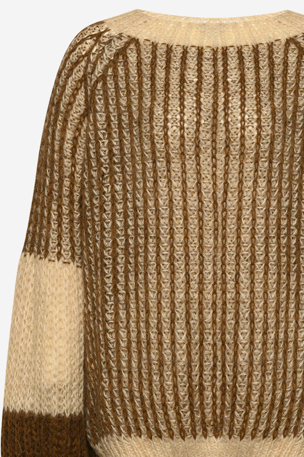 Liana Knit Sweater Beige/brown