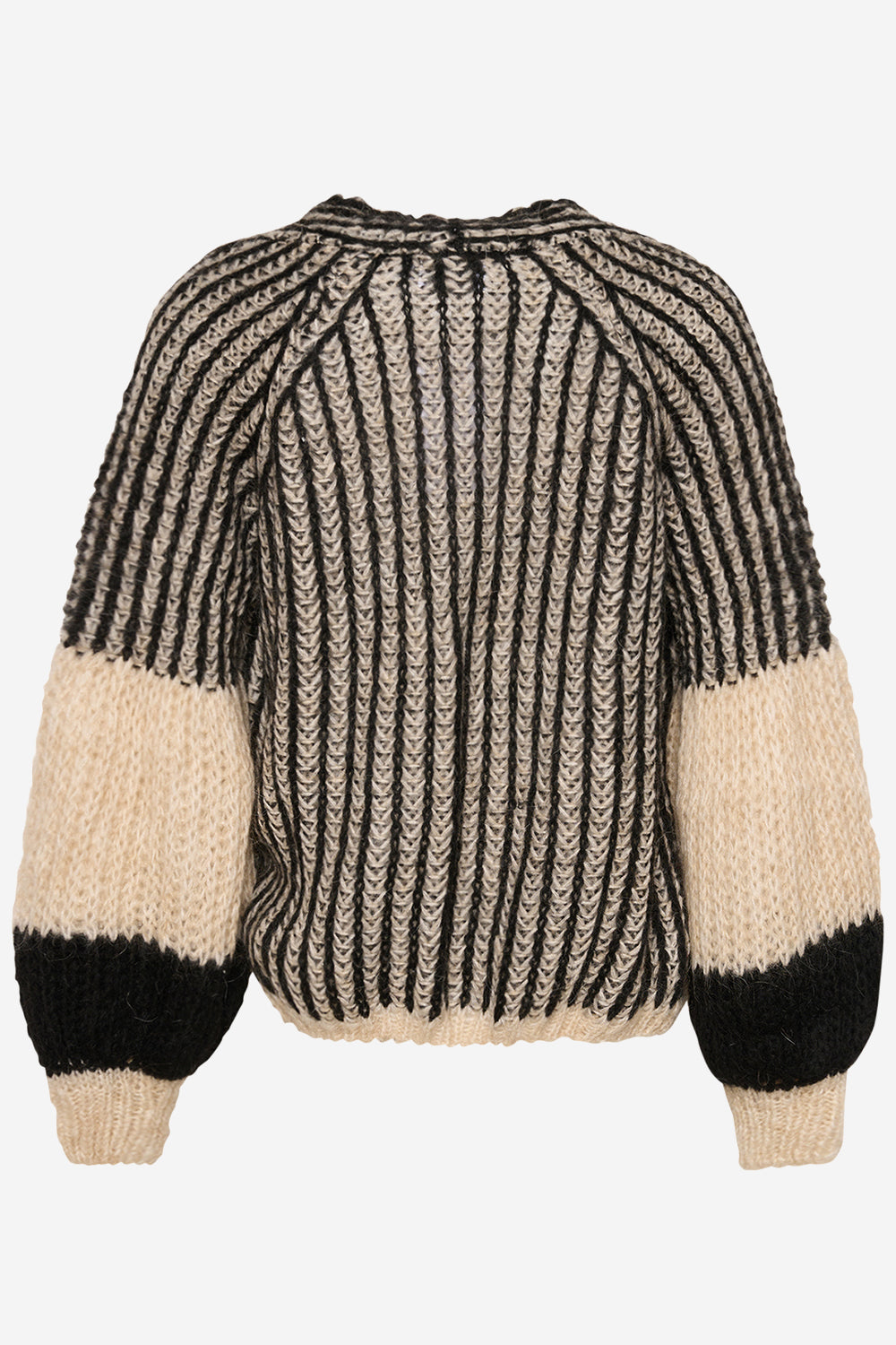 Liana Knit Cardigan Cream/black