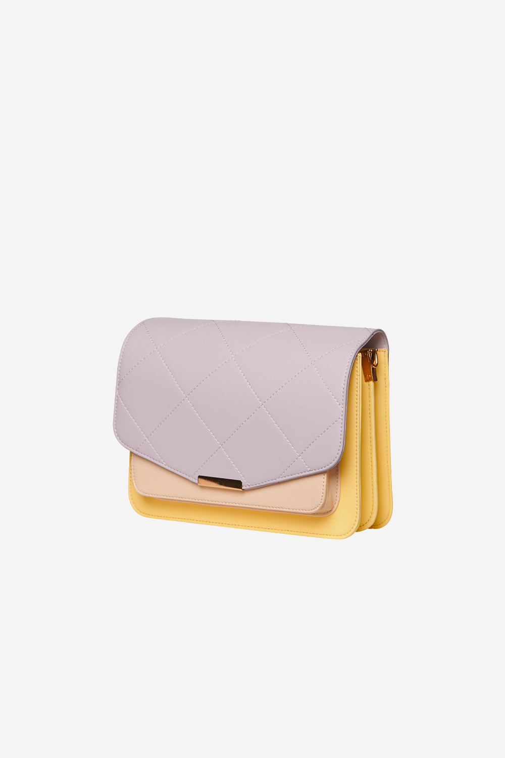 Blanca Multi Compartment Bag Soft/Purple/Yellow