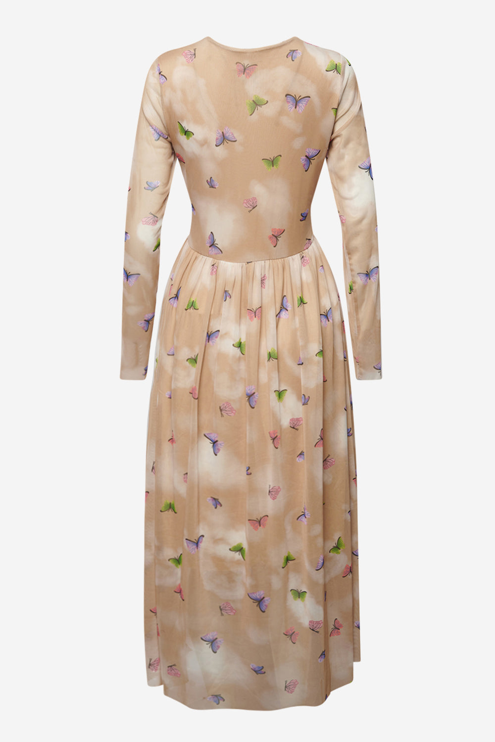 Lola Dress Sand Butterfly