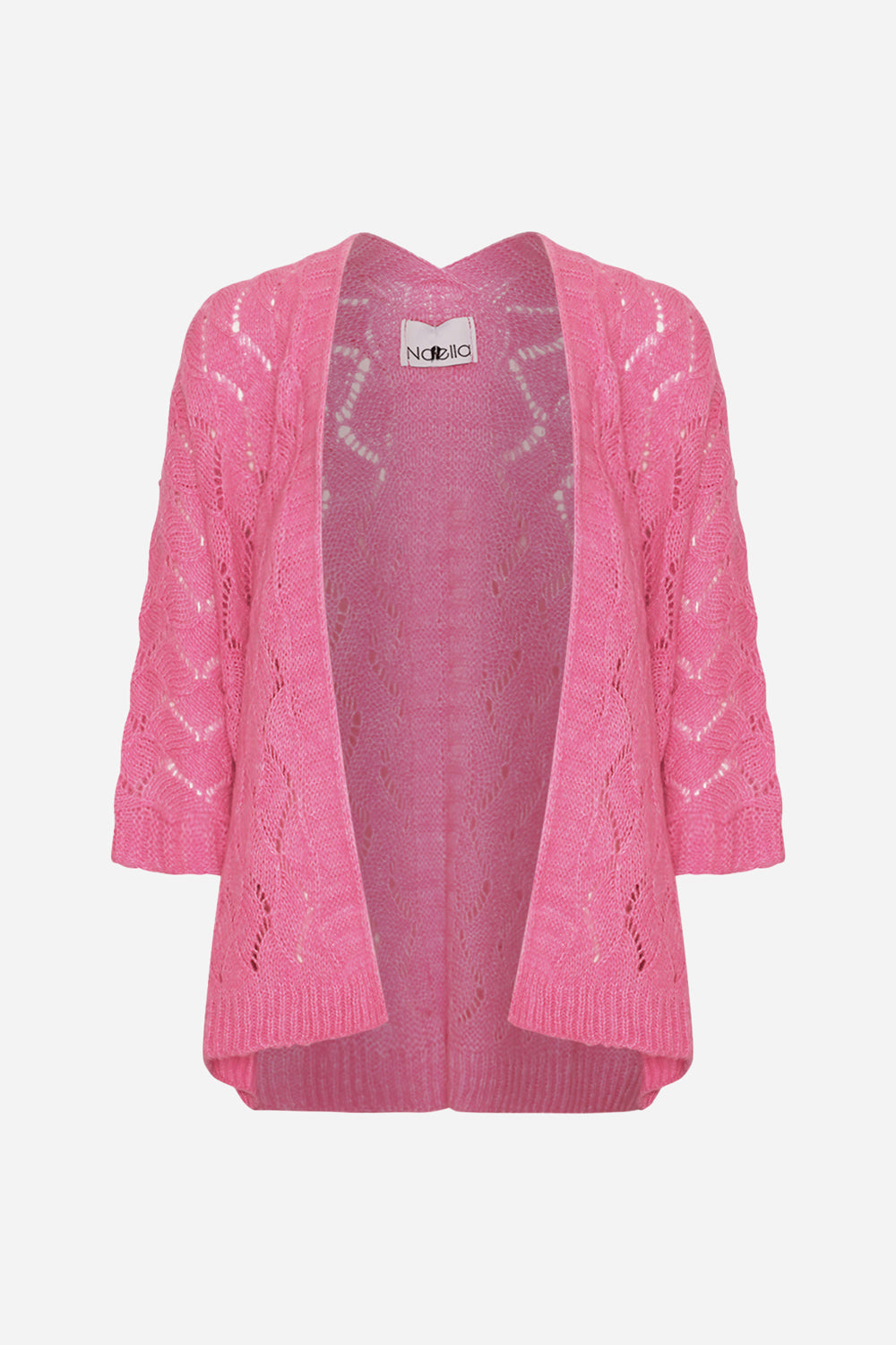Noellas Luca Knit Cardigan Bright Pink. Køb Cardigans hos www.noellafashion.dk